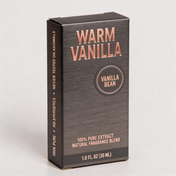 Essential Oil Packaging Box packaging illustration