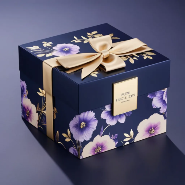 Gift Box With Logo packaging illustration