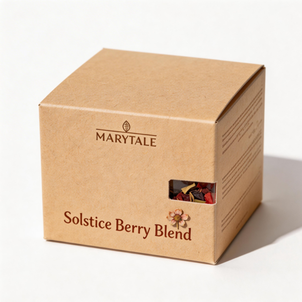 Kraft Tea Boxes packaging illustration
