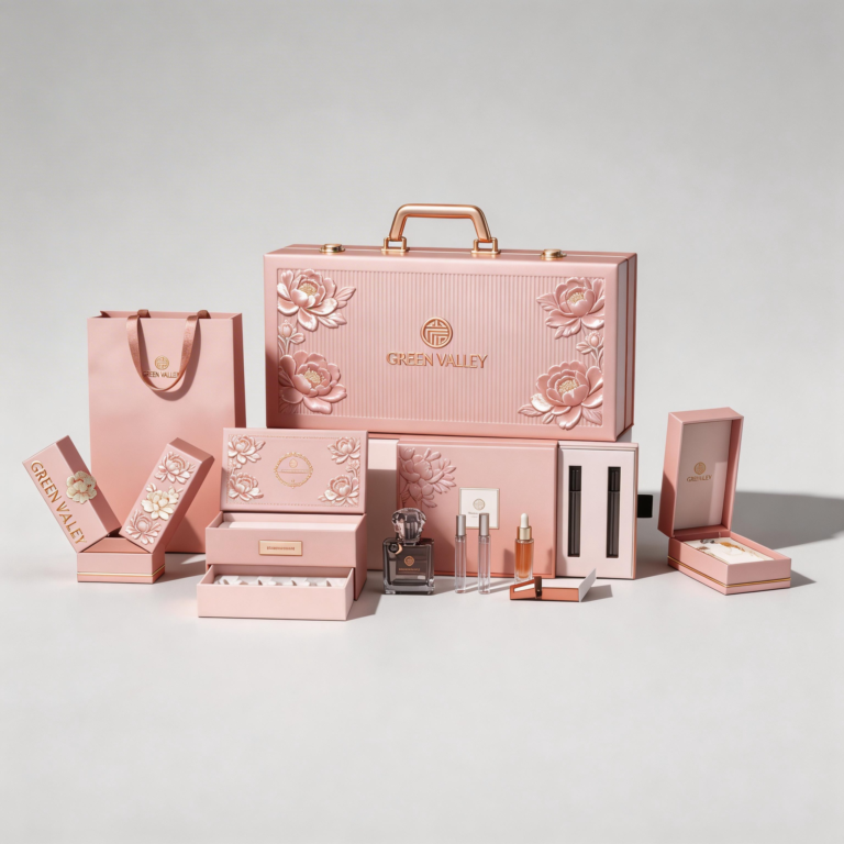 Perfume Boxes packaging illustration