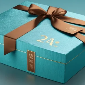 Rigid box for skincare products