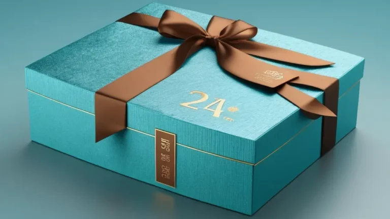 Rigid box for skincare products