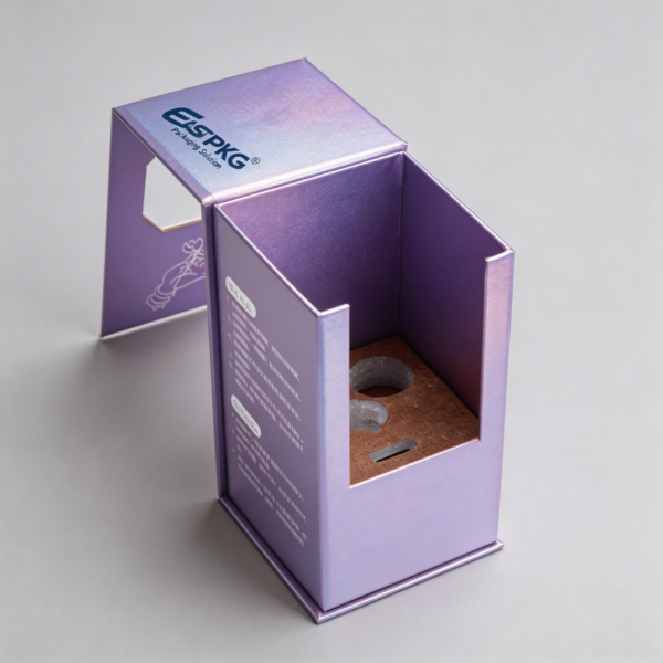 Stand Up Cosmetic Box packaging illustration
