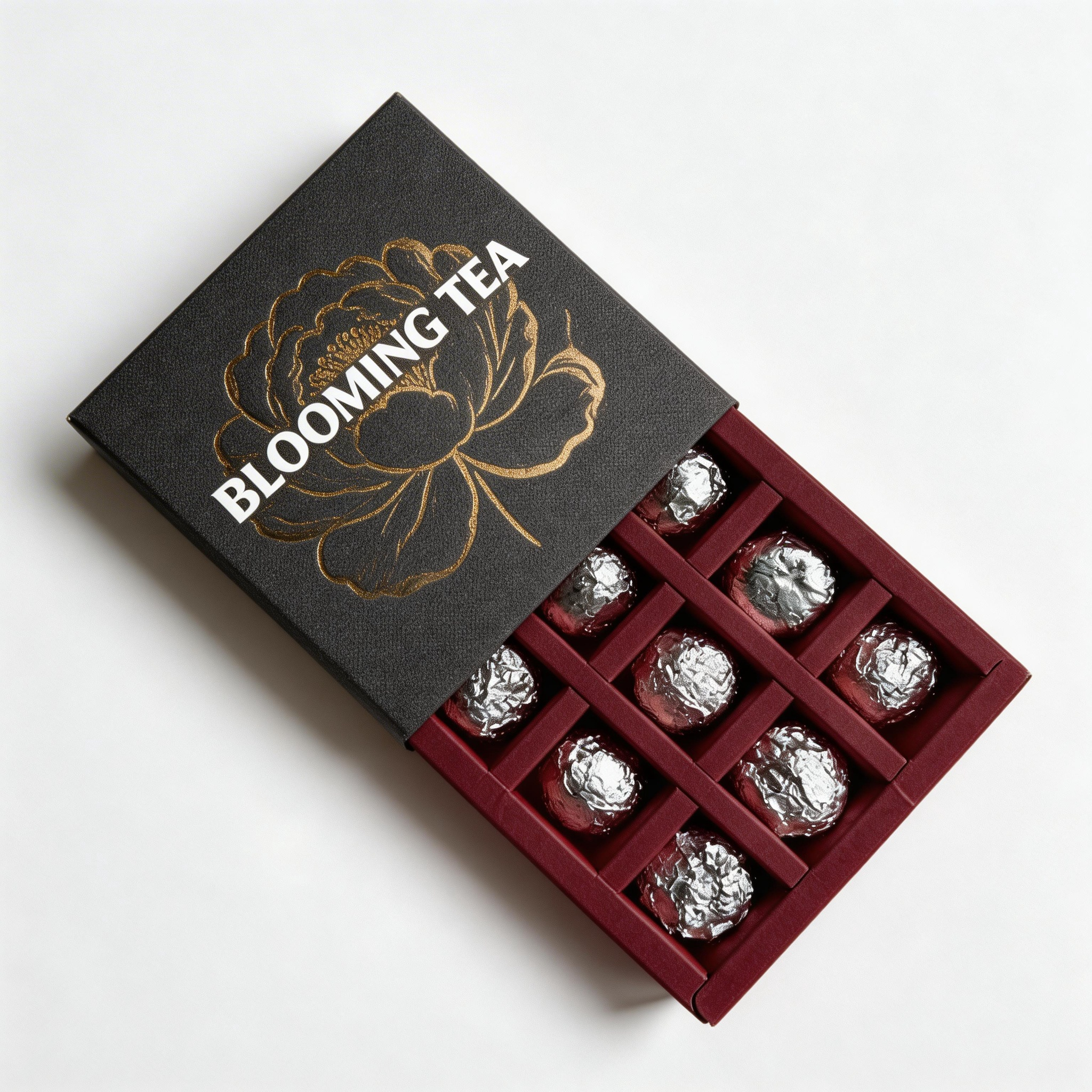 Tea Gift Box with Divided Inner Tray Supplier