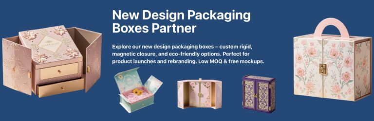 New Design Packaging Boxes packaging illustration