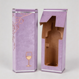 Wine Bottle Packaging with Cardboard Insert Factory