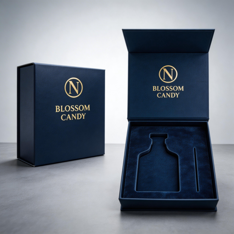 book shape magnetic perfume box