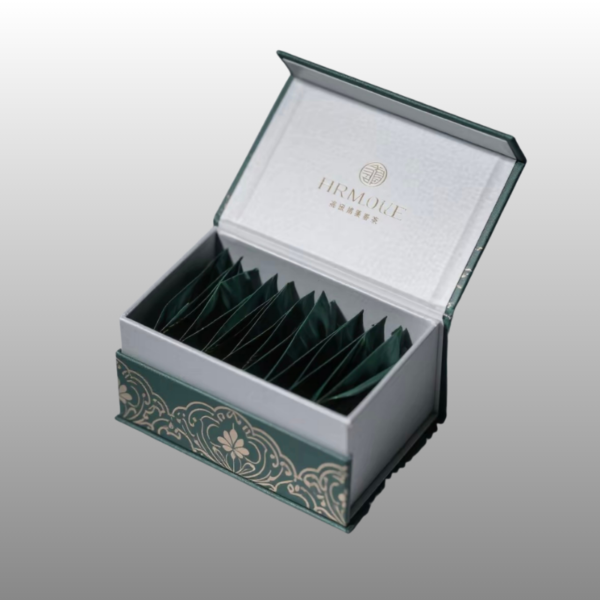 Luxury Book-Style Rigid Box packaging illustration