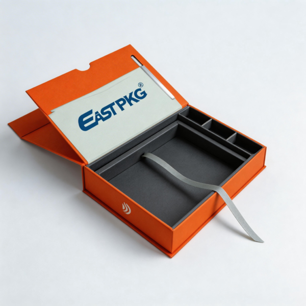 Cosmetic Boxes With Ribbon packaging illustration