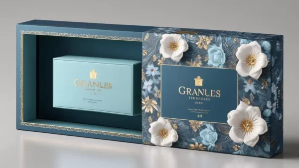 Custom Drawer Style Boxes packaging illustration