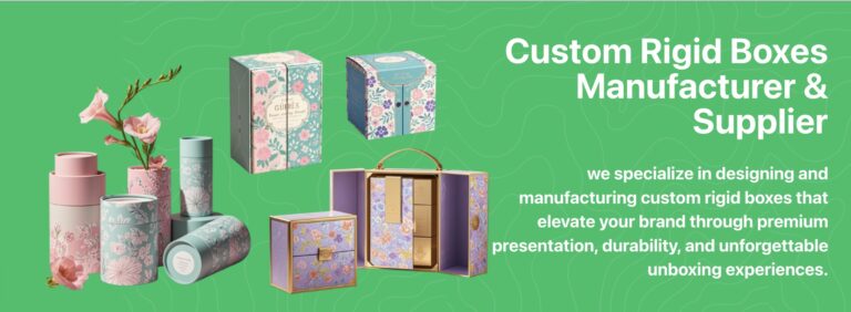 Custom Rigid Boxes packaging illustration