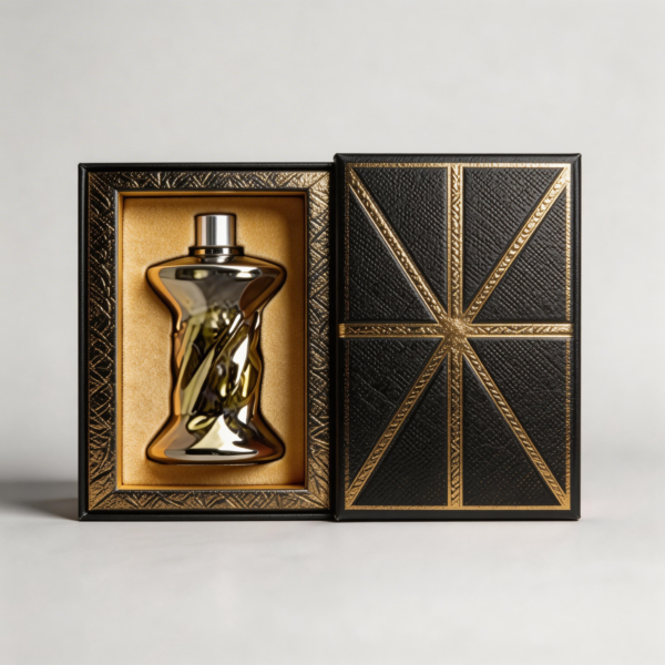 Drawer Style Perfume Boxes packaging illustration