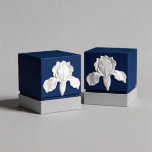 embossed perfume box